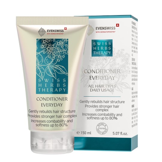 EVENSWISS Балсам за коса за ежедневна употреба с швейцарски билки 150ml